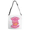 donut ghost Adjustable Strap Totes