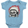 skull biker Baby Onesie