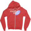 friend zone Zipper Hoodie