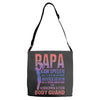 papa   body guard Adjustable Strap Totes