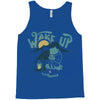 wake up and drink a coffee Tank Top
