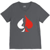 sexy poker V-Neck Tee
