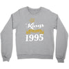 kings are born in 1995 Crewneck Sweatshirt