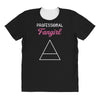 Professional Fangirl All Over Women's T-shirt