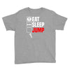 eat sleep jump Youth Tee