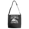 all aboard hot mess express train Adjustable Strap Totes