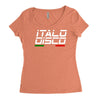retro italo disco Women's Triblend Scoop T-shirt