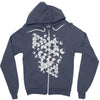 impossible triangles Zipper Hoodie