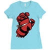 screaming doom Ladies Fitted T-Shirt