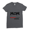mom loading Ladies Fitted T-Shirt
