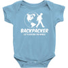 Backpacker Let's Explore The World Baby Bodysuit