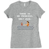 there is no princess Ladies Fitted T-Shirt