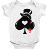 poker hat ace of spades Baby Onesie