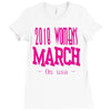 2018 Women's March On USA Ladies Fitted T-Shirt