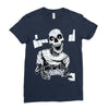 skull gamer Ladies Fitted T-Shirt