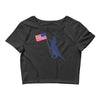 Patriotic T-Rex Crop Top