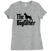 the dogfather boxer Ladies Fitted T-Shirt