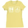 problem solved Ladies Fitted T-Shirt