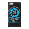 aperture science volunteer iPhone 7 Case