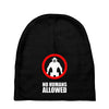 no humans allowed district 9 Baby Beanies