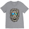 summer lion V-Neck Tee