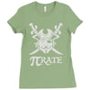 pi rate Ladies Fitted T-Shirt