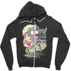 nerd attack Zipper Hoodie