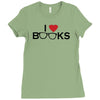 i love books Ladies Fitted T-Shirt