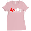rip city Ladies Fitted T-Shirt