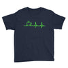 morning coffee heatbeat ekg Youth Tee