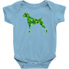 boxer leaf Baby Bodysuit