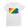 Pennsylvania LGBT Rights Ladies Fitted T-Shirt