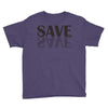 save black Youth Tee