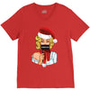 pop art christmas V-Neck Tee