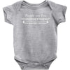 people say i'm condescending Baby Bodysuit