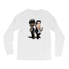 pulp fiction caricature ideal birthday gift present Long Sleeve Shirts