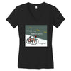 i&rsquo;d lock my bike to yours anytime Women's V-Neck T-Shirt