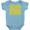 melanin king Baby Bodysuit