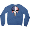 skull u.s.a. back Crewneck Sweatshirt