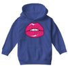lips shiny Youth Hoodie