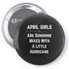 April Girls Pin-back button