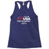 usa world cup champions Racerback Tank