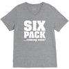 six pack coming soon V-Neck Tee