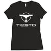 tiesto bird logo Ladies Fitted T-Shirt