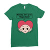 Mommy, Let's Go to Yoga Class! Ladies Fitted T-Shirt