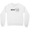 save the manual transmissions black (stick shift) Crewneck Sweatshirt