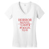 horror novel Women's V-Neck T-Shirt