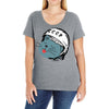 Astronaut Cat Ladies Curvy T-Shirt