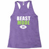 beast mode marshawn lynch seattle seahawks Racerback Tank
