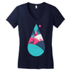 tear Women's V-Neck T-Shirt